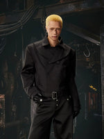 Deconstructed Double-Breasted Cropped Collared Jacket 1