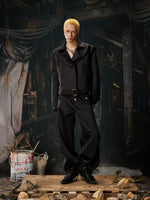 Deconstructed Double-Breasted Cropped Collared Jacket 4