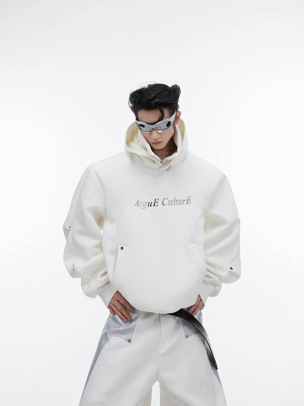 ,6204757510615,5111456957189,5111456957190,5111456957191, Deconstructed High-Neck Hooded Sweatshirt