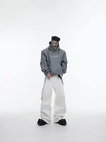 Deconstructed High-Neck Hooded Sweatshirt 5