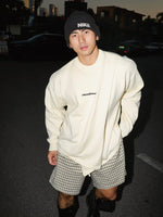 Deconstructed Irregular Cut Crew Neck Sweater 4