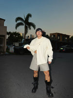 Deconstructed Irregular Cut Crew Neck Sweater 5