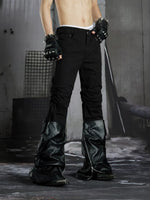 Deconstructed Patchwork Flared Pants 5