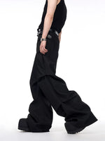 Deconstructed Patchwork Straight-Leg Pants 4