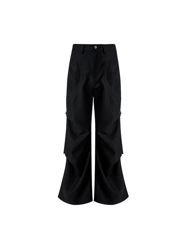 Deconstructed Patchwork Straight-Leg Pants 5
