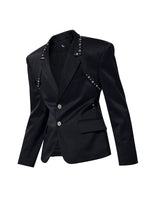 Deconstructed Studded Suit Jacket and Pants 5