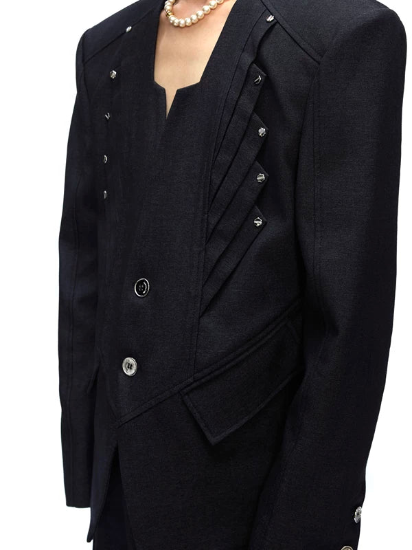 Deconstructed Tailored Suit Set With Pants 3