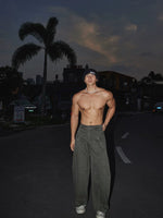 Deconstructed Wide-Leg Workwear Pants 1
