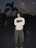 Deconstructed Wide-Leg Workwear Pants 2