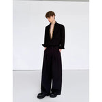 Deep V-Neck Sequin Trim Dress Shirt 5