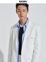 ,4450117388825,4450117388826, Denim Blazer and Pants Suit Set