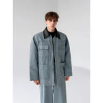 Denim Jacket and Wide Leg Pants Set 3