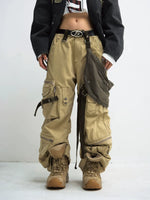 Detachable Crossbody Multi-Pocket Cargo Pants 1