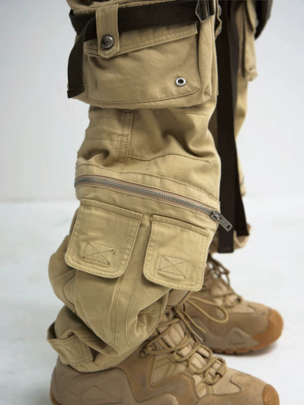 Detachable Crossbody Multi-Pocket Cargo Pants 3
