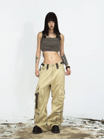 Detachable Crossbody Multi-Pocket Cargo Pants 4