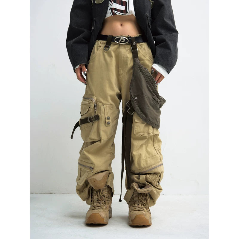5598257137697,5598257137698,5598257137699,5598257137700, Detachable Crossbody Multi-Pocket Cargo Pants