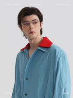 Detachable Double Collar Button-Down Shirt 1