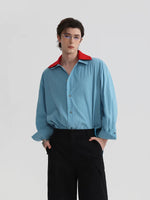 ,6208106758742,6208106758743,6208106758744, Detachable Double Collar Button-Down Shirt