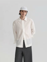 Detachable Double-Collar Long-Sleeve Shirt 4