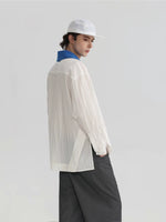 Detachable Double-Collar Long-Sleeve Shirt 5