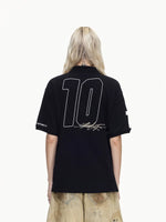 Detachable Fur Collar Soccer Polo Shirt 3