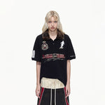 6047731393507,6047731393508,6047731393509, Detachable Fur Collar Soccer Polo Shirt