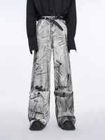 Detachable Wide-Leg Denim Pants 5