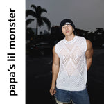 6262889318548,6262889318549,6262889318550, Diamond Pattern Knit Sleeveless Vest