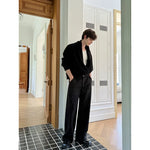 Diamond-Studded Loose Fit Casual Pants 4