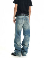 Distressed Baggy Straight Leg Jeans 4