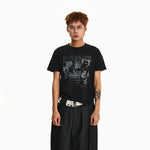 6206027206995,6206027206996,6206027206997,6206027206998, Distressed Boxy Knit T-Shirt