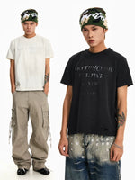 Distressed Boxy Short Sleeve T-Shirt 1