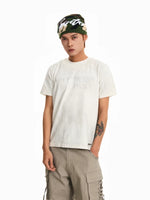Distressed Boxy Short Sleeve T-Shirt 2