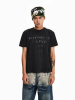 Distressed Boxy Short Sleeve T-Shirt 3