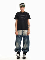 Distressed Boxy Short Sleeve T-Shirt 4