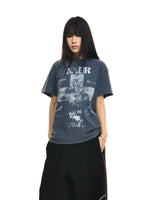 Distressed Cross Print T-Shirt 3