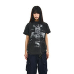 6091872628469,6091872628470,6091872628471,6091872628472, Distressed Cross Print T-Shirt