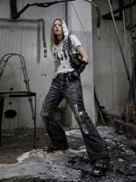 Distressed Flag Print Slim Fit T-Shirt 3
