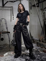 Distressed Flag Print Slim Fit T-Shirt 4