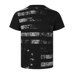 6095437117982,6095437117983,6095437117984,6095437117985, Distressed Flag Print T-Shirt and Pants