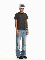 Distressed Flared Baggy Jeans 5