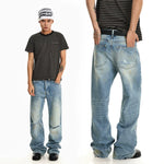 6207227686713,6207227686714,6207227686715,6207227686716, Distressed Flared Baggy Jeans