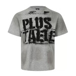 6088753328946,6088753328947,6088753328948,6088753328949, Distressed Graffiti Cotton Crew Neck T-Shirt