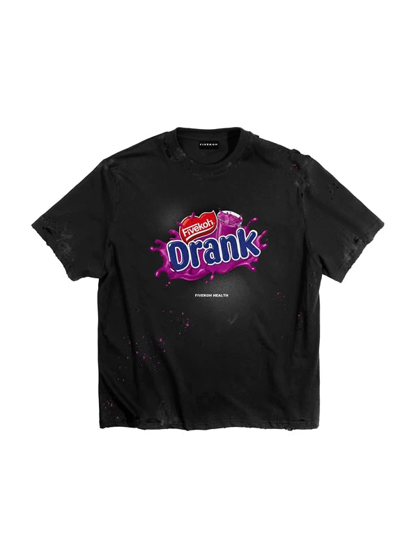 ,6103107633212,6103107633213,6103107633214,6103107633215, Distressed Graphic Logo T-Shirt