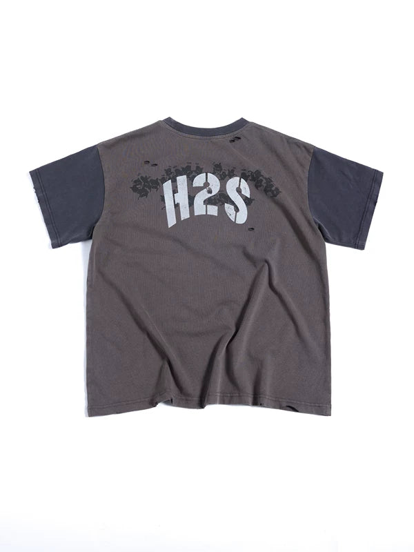 Distressed Graphic Pocket T-Shirt 2