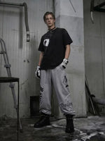 Distressed Graphic Print Cotton T-Shirt 4