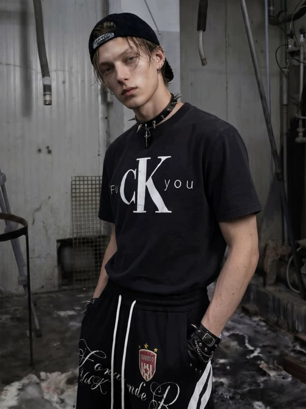 Distressed Graphic Short-Sleeve T-Shirt 2