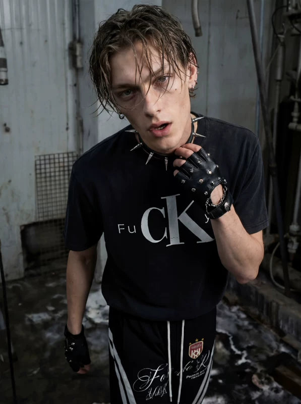Distressed Graphic Short-Sleeve T-Shirt 3