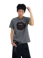 Distressed Graphic Slim Fit T-Shirt 1