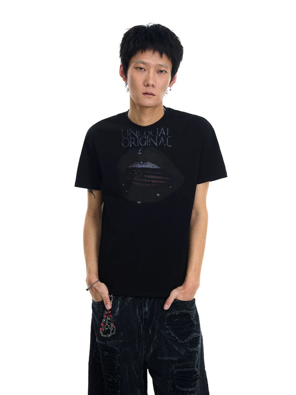Distressed Graphic Slim Fit T-Shirt 3